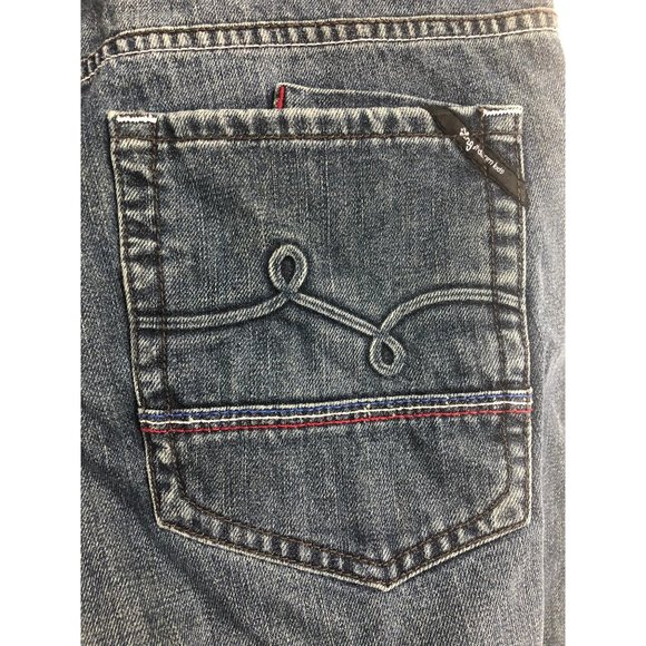 LRG Lifted Research Mens Washed Indigo Blue Jeans 40 x 33 - Picture 6 of 9